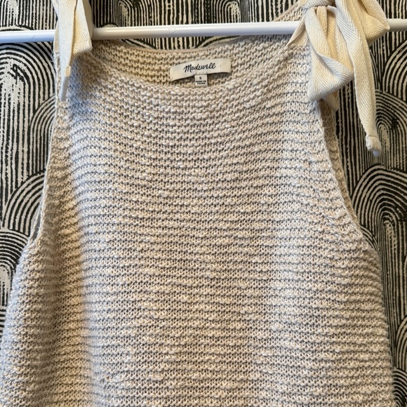 Madewell Knit Tank Top with Bow Straps - Picture 7 of 7